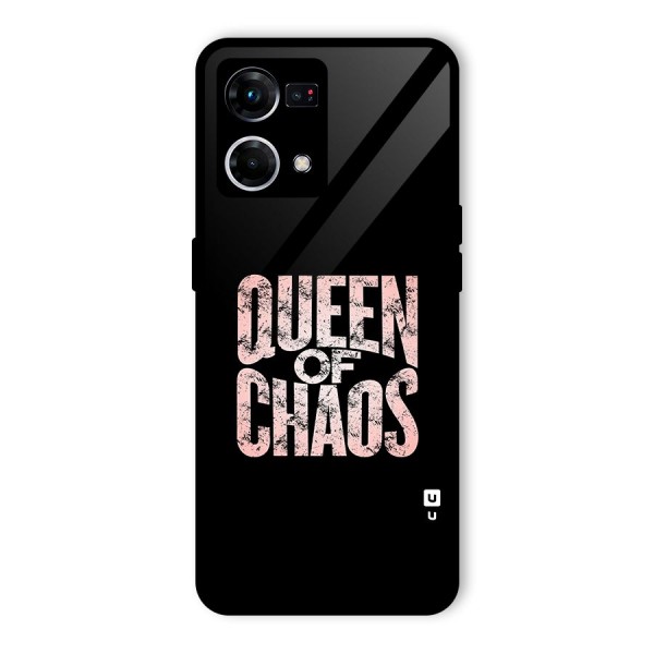 Queen of Chaos Glass Back Case for Oppo F21 Pro 4G