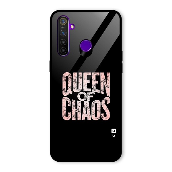 Queen of Chaos Glass Back Case for Realme 5 Pro