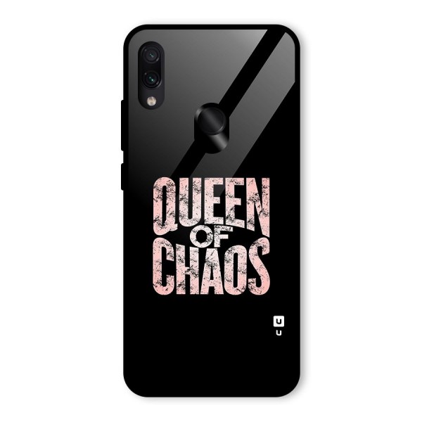 Queen of Chaos Glass Back Case for Redmi Note 7