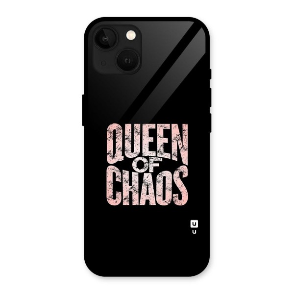 Queen of Chaos Glass Back Case for iPhone 13