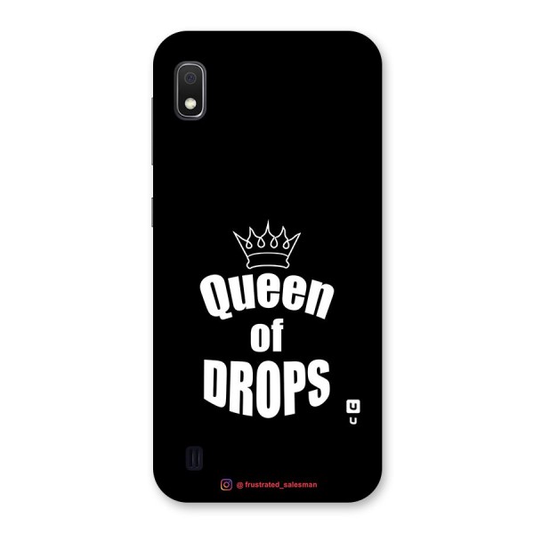 Queen of Drops Black Back Case for Galaxy A10