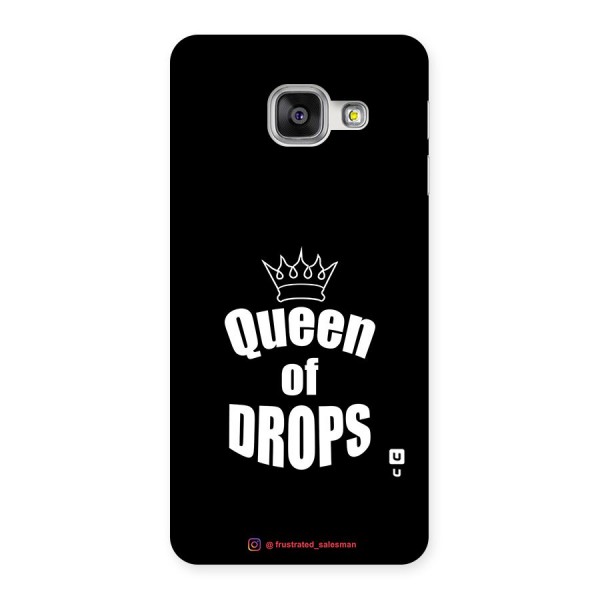 Queen of Drops Black Back Case for Galaxy A3 2016