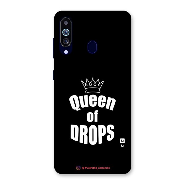 Queen of Drops Black Back Case for Galaxy A60