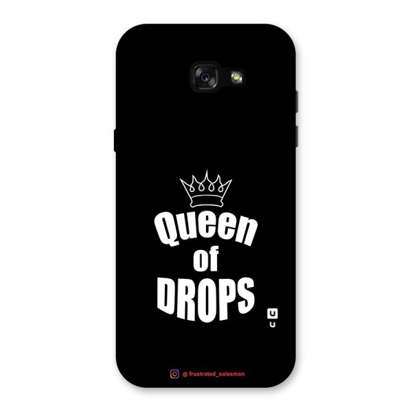 Queen of Drops Black Back Case for Galaxy A7 (2017)