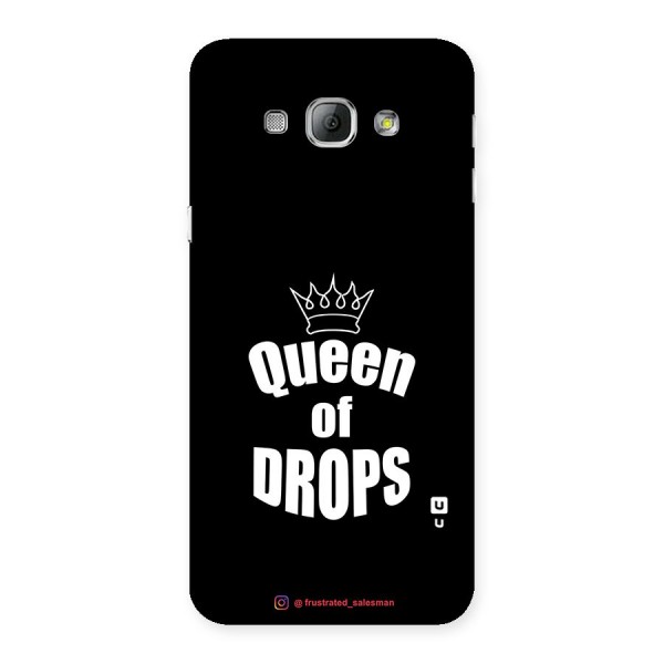 Queen of Drops Black Back Case for Galaxy A8