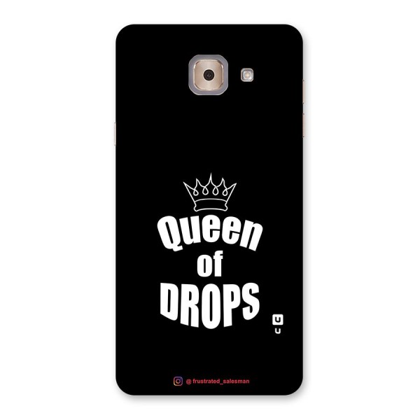 Queen of Drops Black Back Case for Galaxy J7 Max