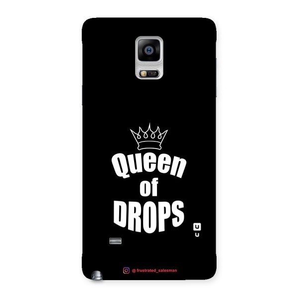 Queen of Drops Black Back Case for Galaxy Note 4