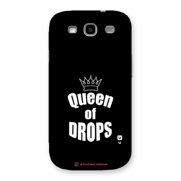 Queen of Drops Black Back Case for Galaxy S3 Neo