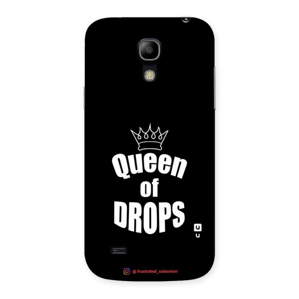 Queen of Drops Black Back Case for Galaxy S4 Mini
