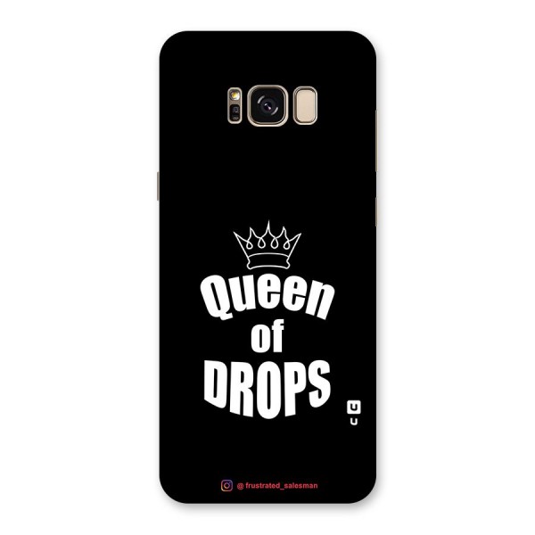 Queen of Drops Black Back Case for Galaxy S8 Plus