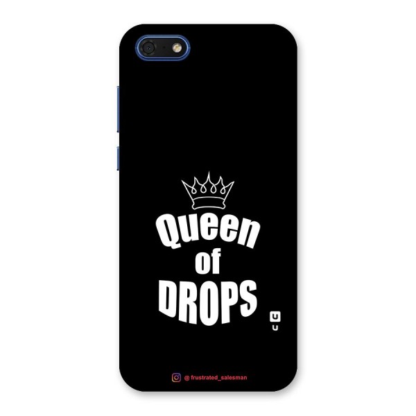 Queen of Drops Black Back Case for Honor 7s