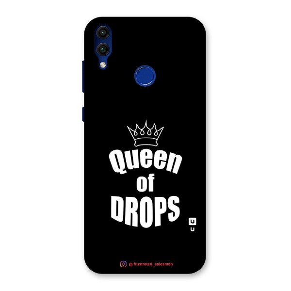 Queen of Drops Black Back Case for Honor 8C