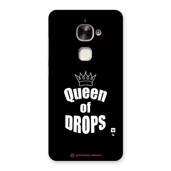Queen of Drops Black Back Case for Le 2