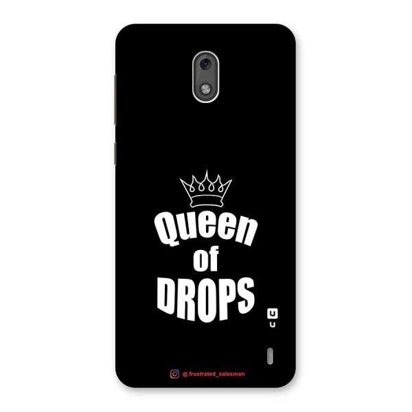 Queen of Drops Black Back Case for Nokia 2