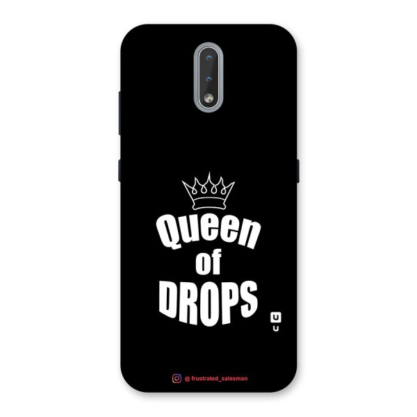 Queen of Drops Black Back Case for Nokia 2.3