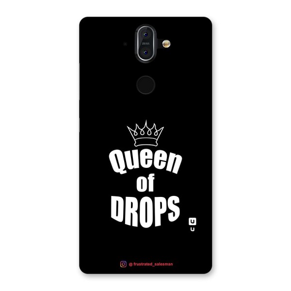 Queen of Drops Black Back Case for Nokia 8 Sirocco