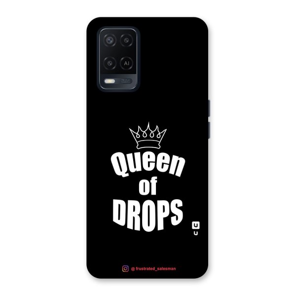 Queen of Drops Black Back Case for Oppo A54