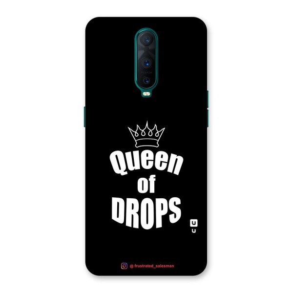 Queen of Drops Black Back Case for Oppo R17 Pro