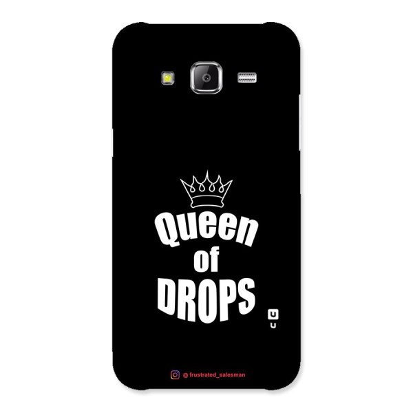 Queen of Drops Black Back Case for Samsung Galaxy J5