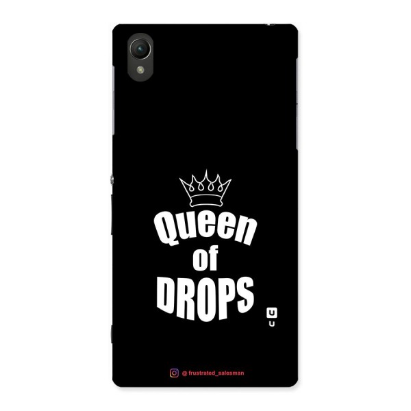 Queen of Drops Black Back Case for Sony Xperia Z1