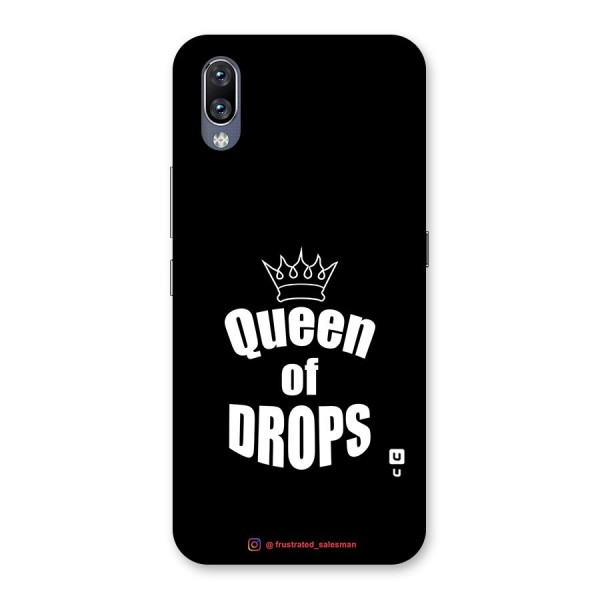 Queen of Drops Black Back Case for Vivo NEX