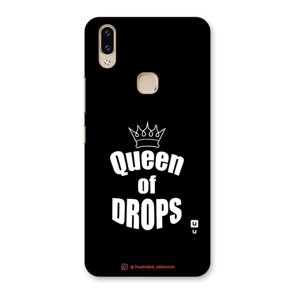 Queen of Drops Black Back Case for Vivo V9