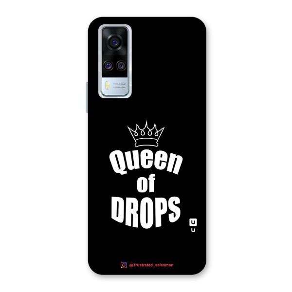 Queen of Drops Black Back Case for Vivo Y51
