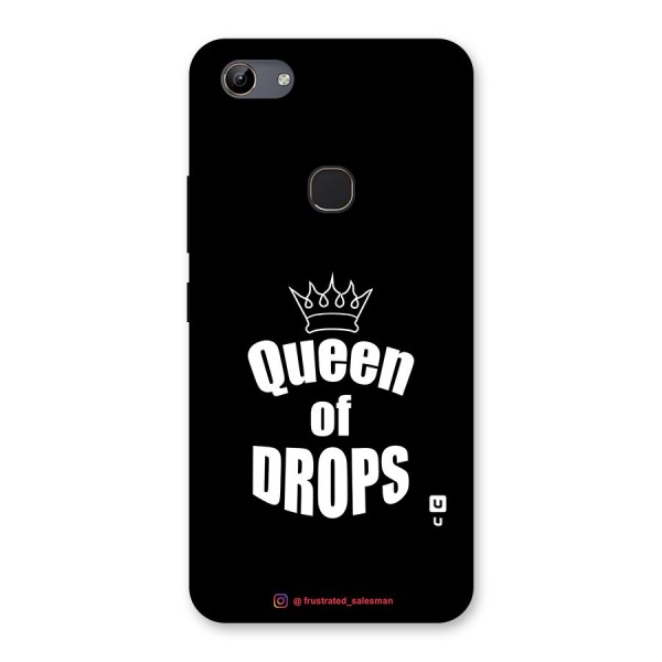 Queen of Drops Black Back Case for Vivo Y81