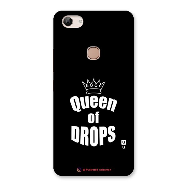 Queen of Drops Black Back Case for Vivo Y83