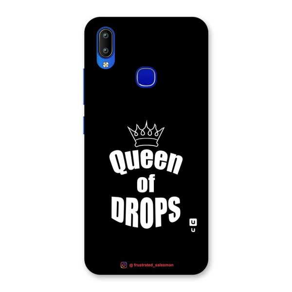 Queen of Drops Black Back Case for Vivo Y91