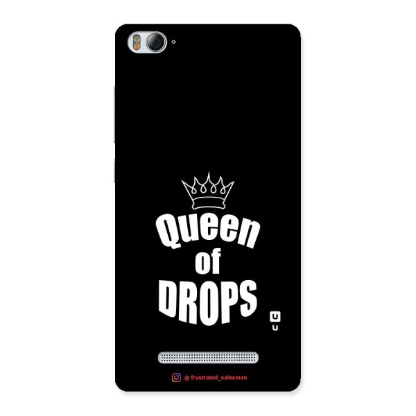 Queen of Drops Black Back Case for Xiaomi Mi4i