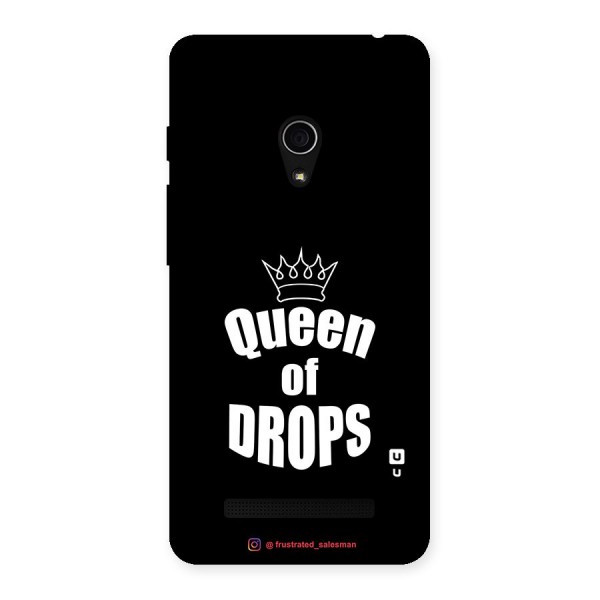 Queen of Drops Black Back Case for Zenfone 5