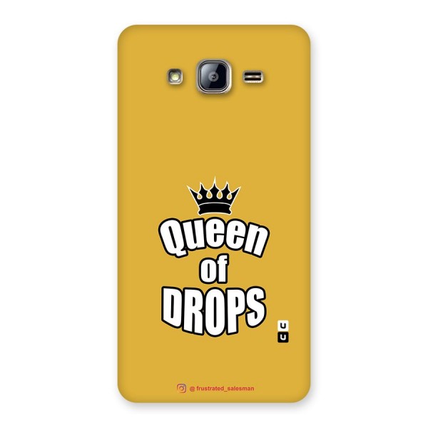 Queen of Drops Mustard Yellow Back Case for Galaxy On5