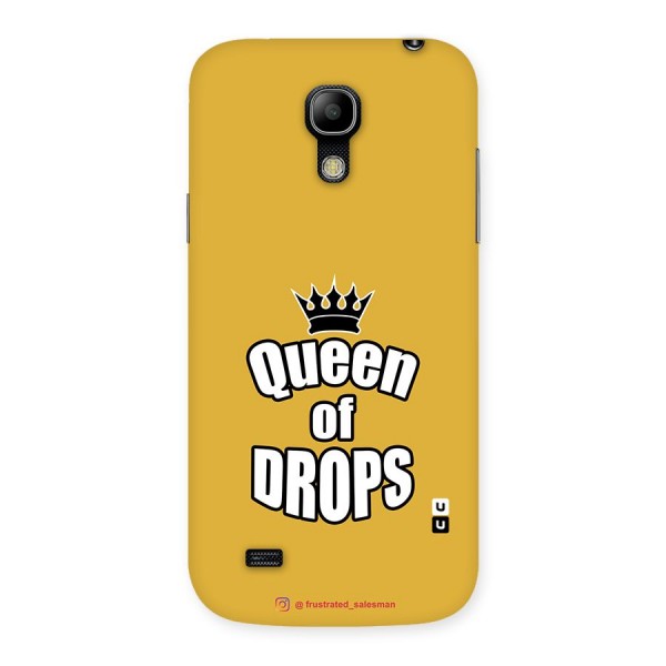 Queen of Drops Mustard Yellow Back Case for Galaxy S4 Mini