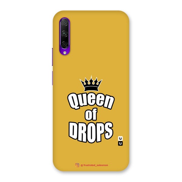 Queen of Drops Mustard Yellow Back Case for Honor 9X Pro
