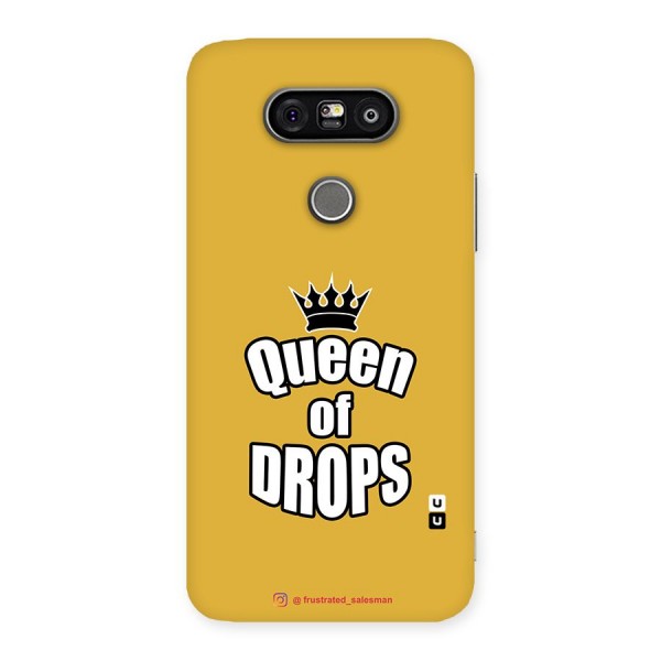 Queen of Drops Mustard Yellow Back Case for LG G5