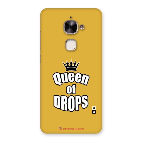 Queen of Drops Mustard Yellow Back Case for Le 2