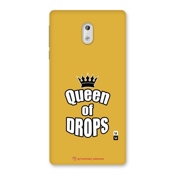 Queen of Drops Mustard Yellow Back Case for Nokia 3