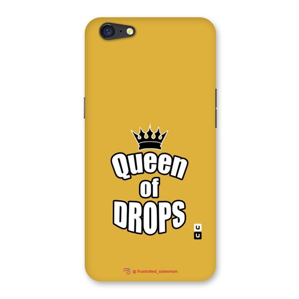 Queen of Drops Mustard Yellow Back Case for Oppo A71