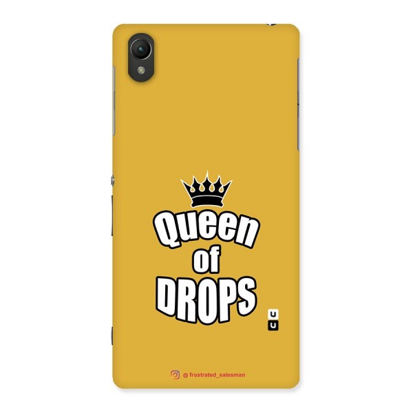 Queen of Drops Mustard Yellow Back Case for Sony Xperia Z2