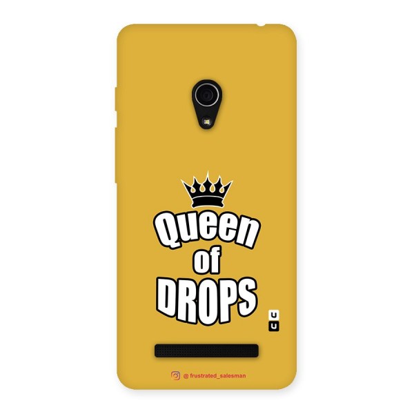 Queen of Drops Mustard Yellow Back Case for Zenfone 5