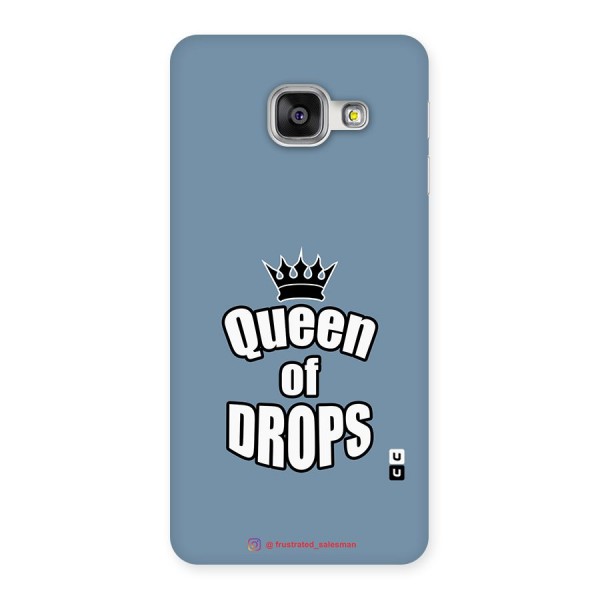 Queen of Drops SteelBlue Back Case for Galaxy A3 2016