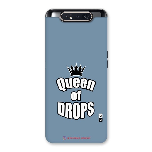 Queen of Drops SteelBlue Back Case for Galaxy A80