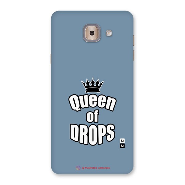 Queen of Drops SteelBlue Back Case for Galaxy J7 Max