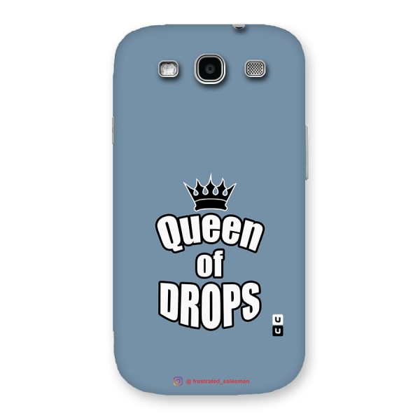 Queen of Drops SteelBlue Back Case for Galaxy S3 Neo