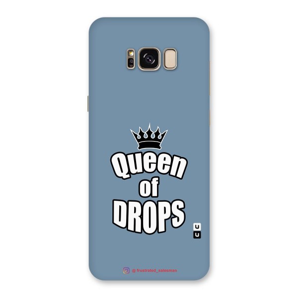 Queen of Drops SteelBlue Back Case for Galaxy S8 Plus