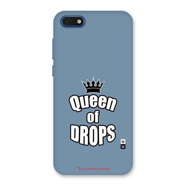 Queen of Drops SteelBlue Back Case for Honor 7s