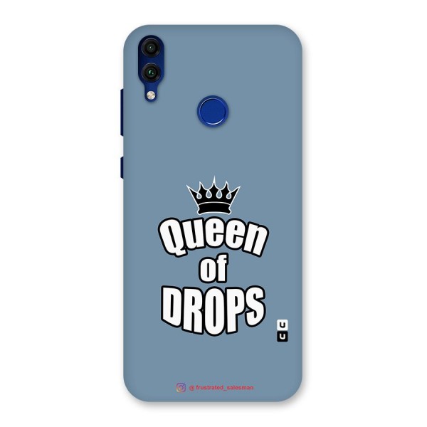 Queen of Drops SteelBlue Back Case for Honor 8C