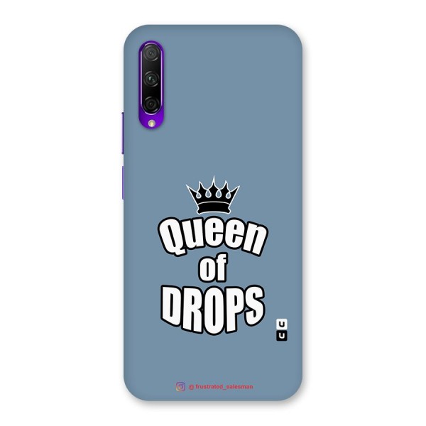 Queen of Drops SteelBlue Back Case for Honor 9X Pro