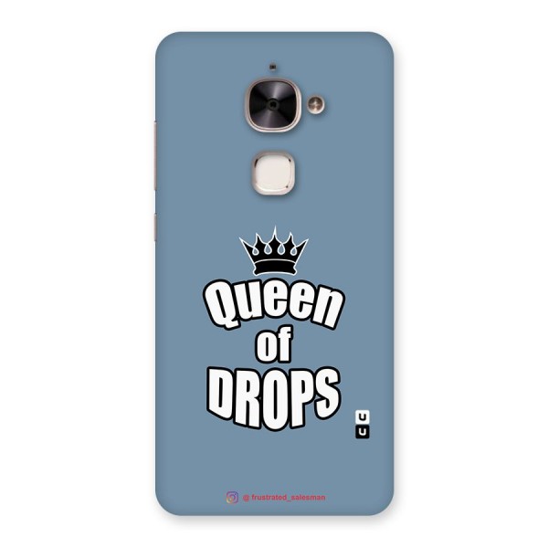 Queen of Drops SteelBlue Back Case for Le 2